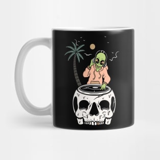 DJ and alien Mug